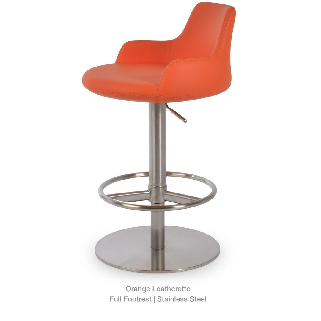 Dervish Piston Swivel Stool Bar Stool Soho Concept