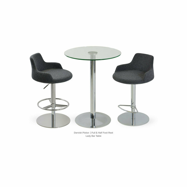 Dervish Piston Swivel Stool Bar Stools Soho Concept