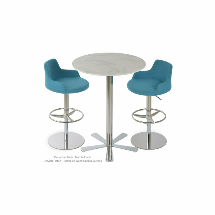 Dervish Piston Swivel Stool Bar Stool Soho Concept