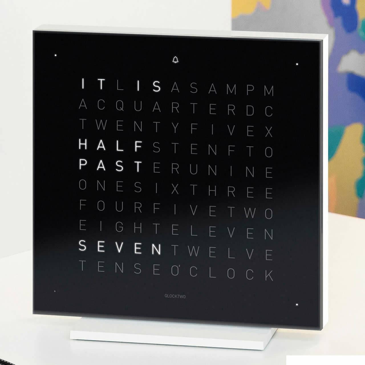EARTH 13.5 Table Alarm Clock by QLOCKTWO .