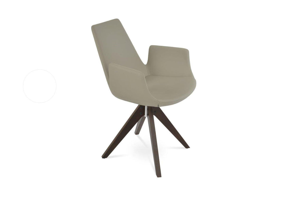 Eiffel Arm Pyramid Swivel Dining Chairs Soho Concept