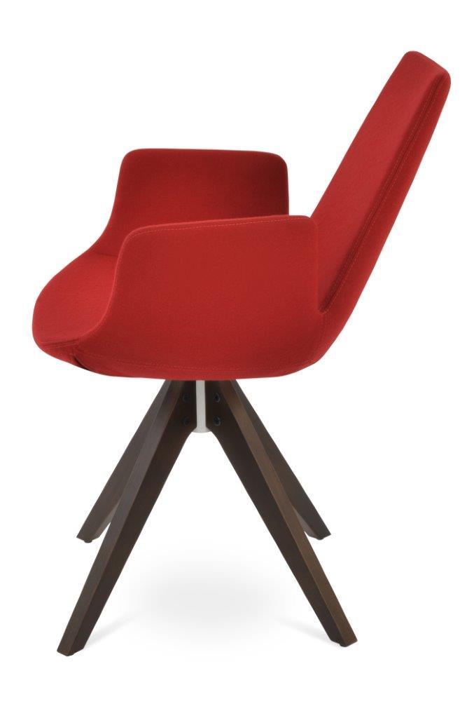 Eiffel Arm Pyramid Swivel Dining Chairs Soho Concept