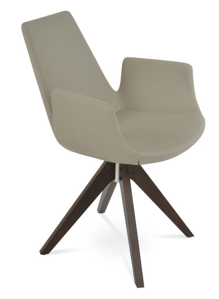 Eiffel Arm Pyramid Swivel Dining Chairs Soho Concept