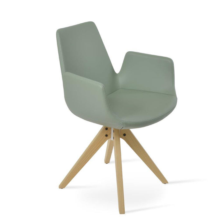 Eiffel Arm Pyramid Swivel Dining Chairs Soho Concept