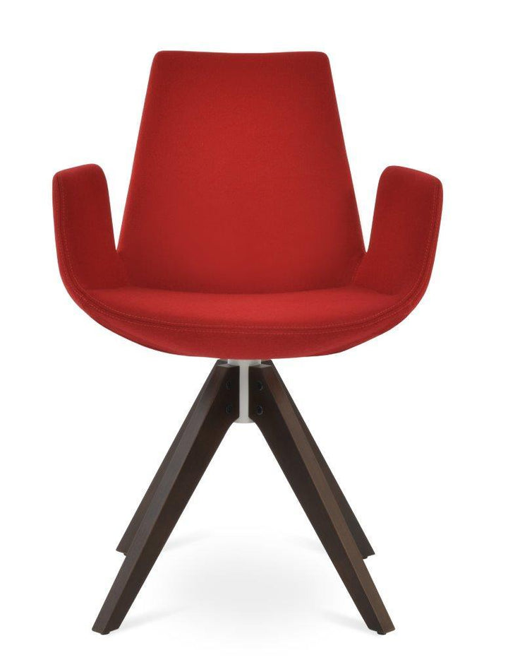 Eiffel Arm Pyramid Swivel Dining Chairs Soho Concept