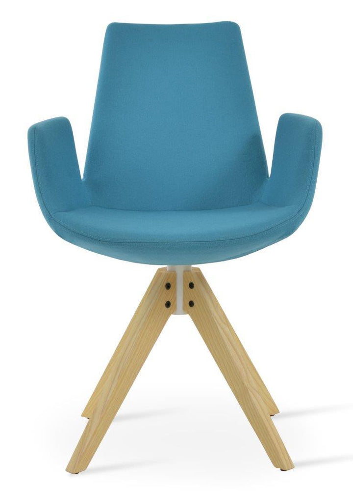 Eiffel Arm Pyramid Swivel Dining Chairs Soho Concept