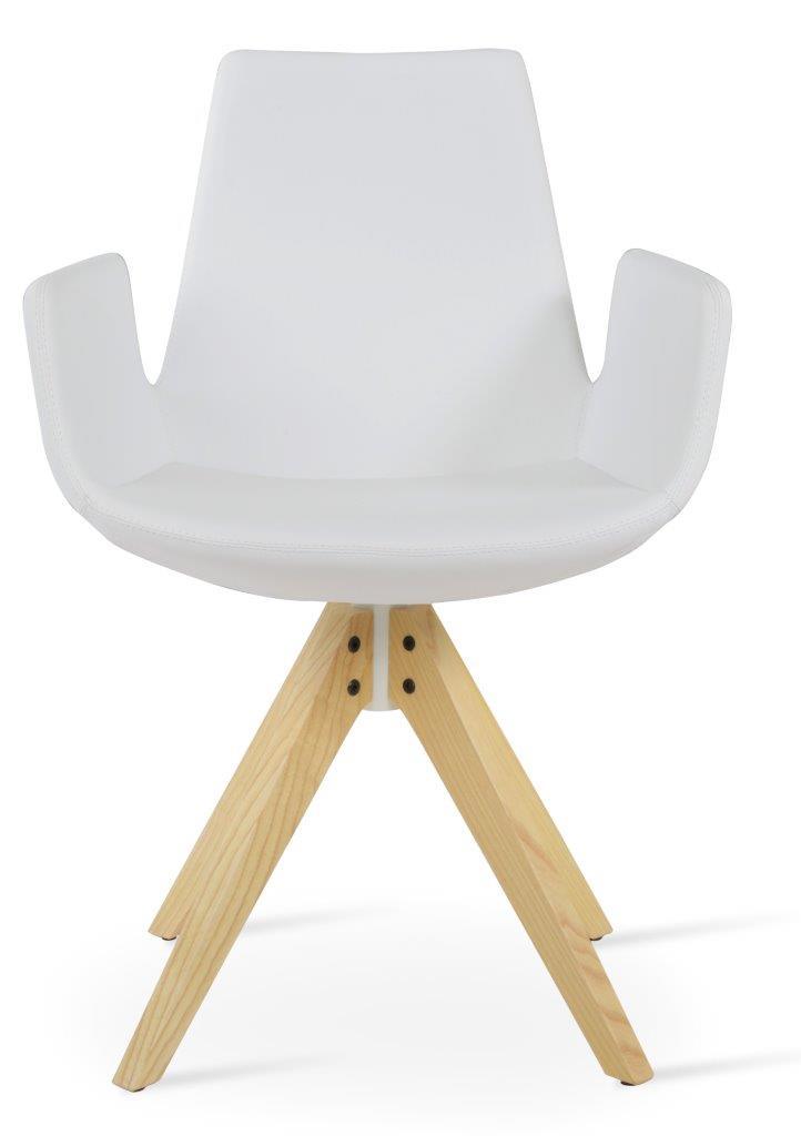 Eiffel Arm Pyramid Swivel Dining Chairs Soho Concept