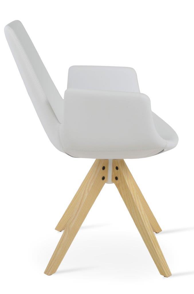 Eiffel Arm Pyramid Swivel Dining Chairs Soho Concept