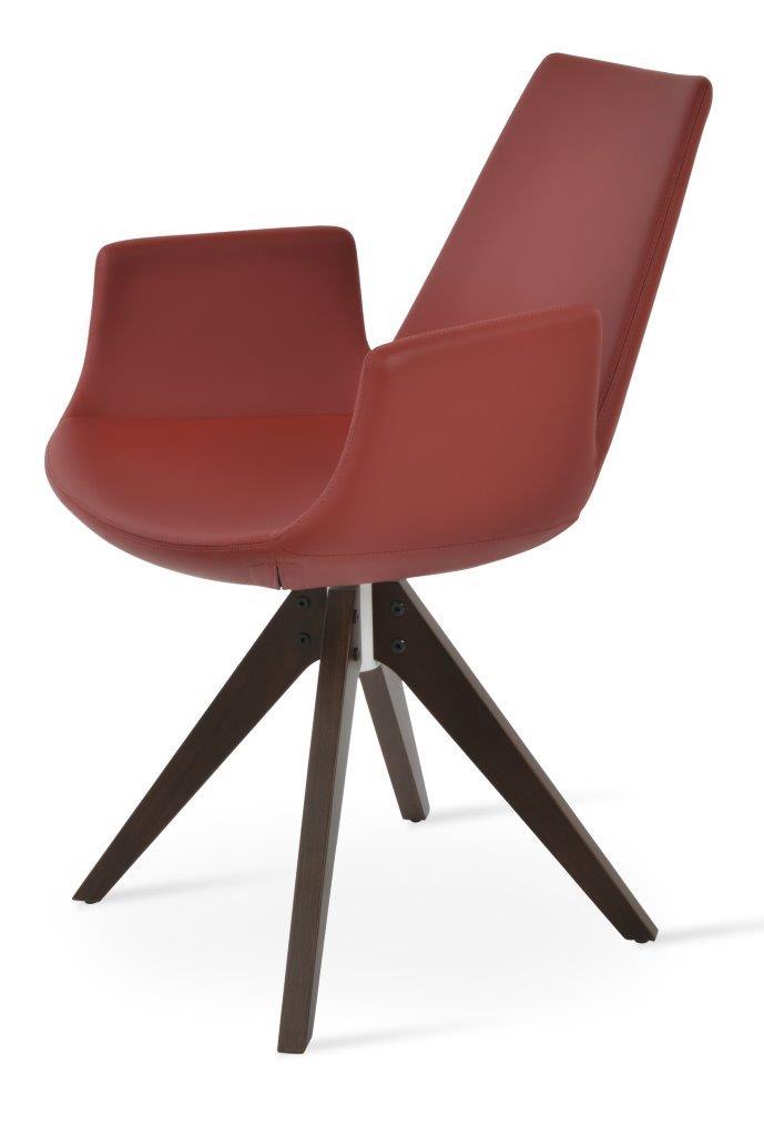 Eiffel Arm Pyramid Swivel Dining Chairs Soho Concept