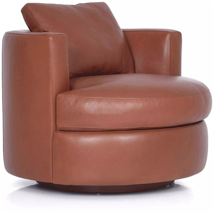 EMMA SWIVEL CHAIR Lounge Chairs American Leather