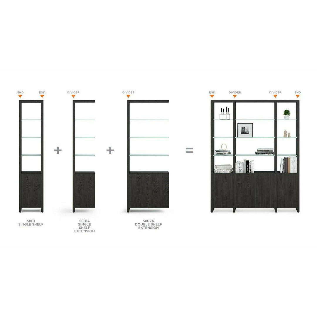 Linea Modular Shelving System Wall Shelving BDI