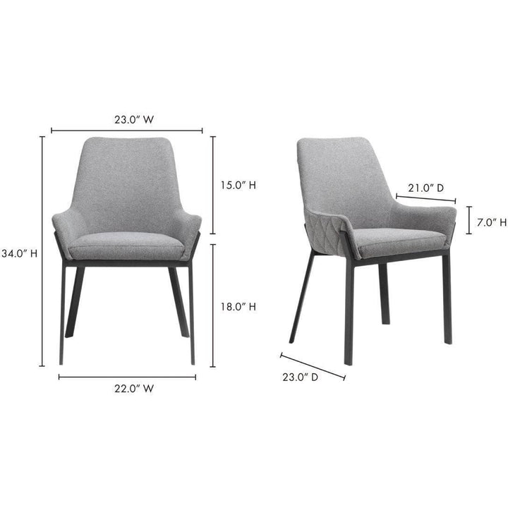 LLOYD DINING CHAIR-M2 Dining Chairs Moes Home