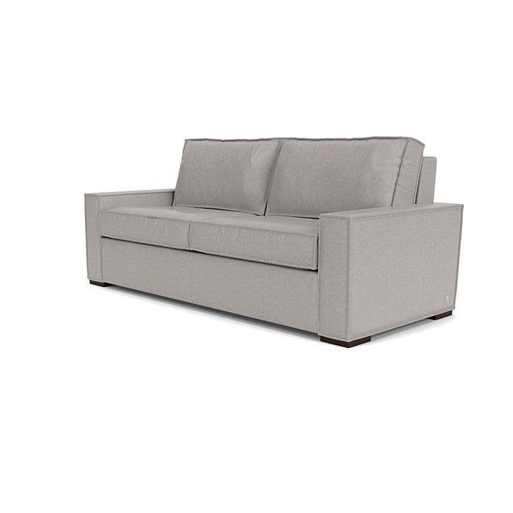 MADDEN QUEEN COMFORT SLEEPER - GRAVEL GREY LEATHER Sleeper Sofas American Leather