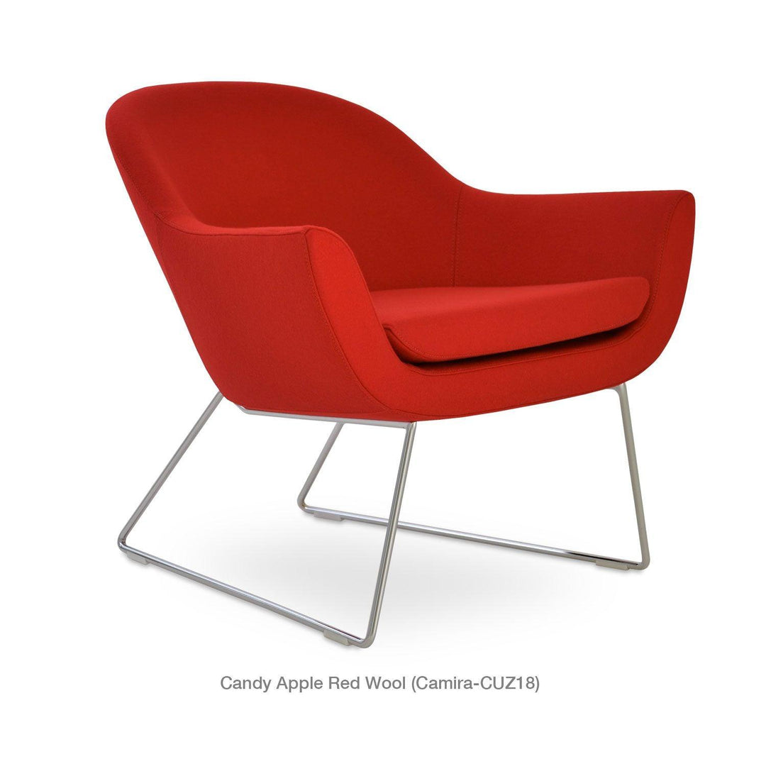 MADISON WIRE SLED LOUNGE Lounge Chairs Soho Concept