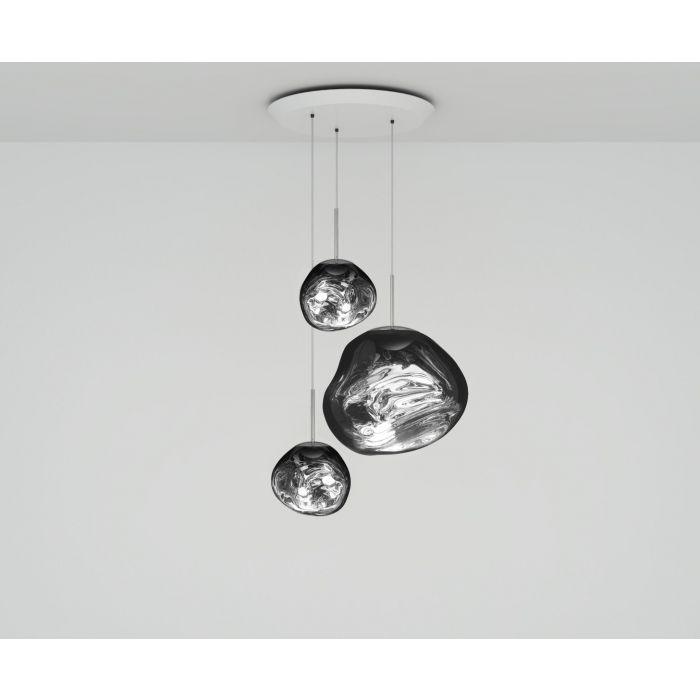 MELT LED TRIO ROUND PENDANT SYSTEM Hanging Tom Dixon