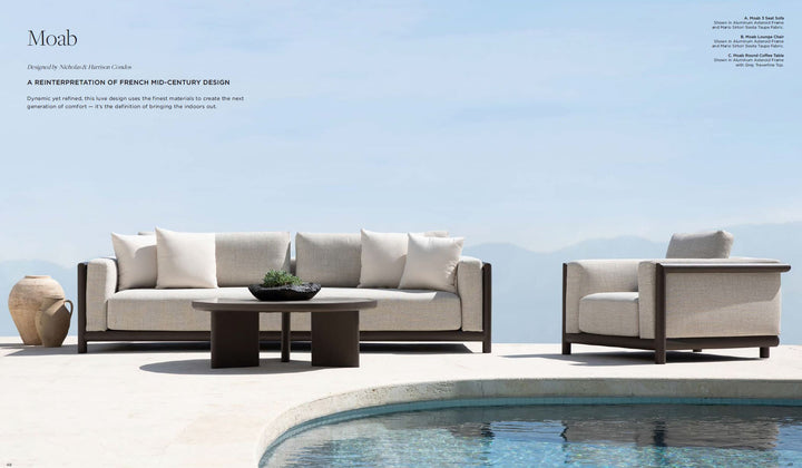 MOAB SOFA 90" Outdoor Sofa Harbour Outdoor