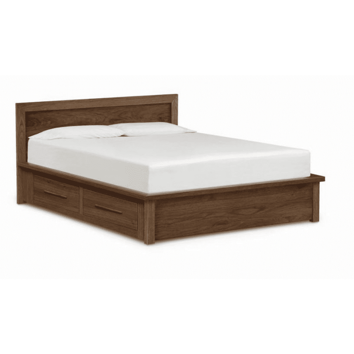 MODULUXE STORAGE BED WITH VENEER HEADBOARD Beds Copeland Furniture