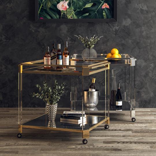 Oden Bar Cart Bar Cart Lievo Home