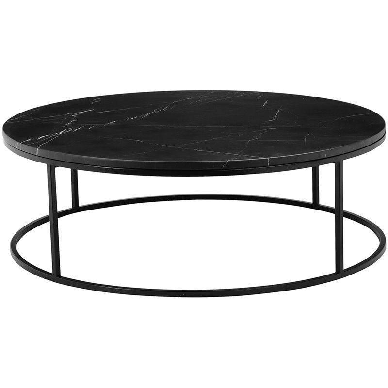 Onix 39" Round Coffee Table Coffee Tables Mobital