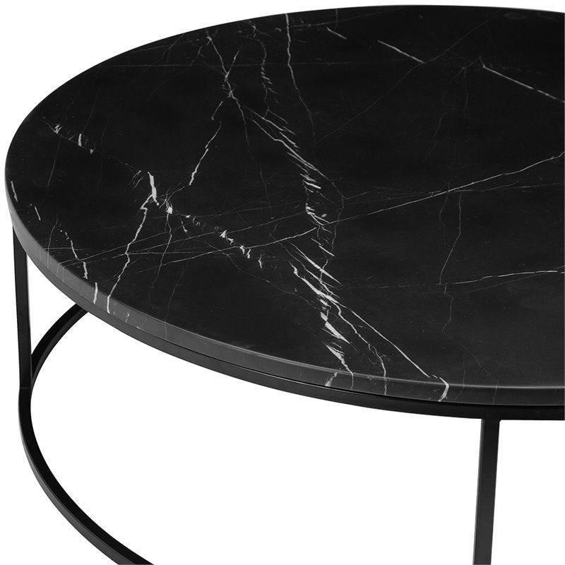 Onix 39" Round Coffee Table Coffee Tables Mobital