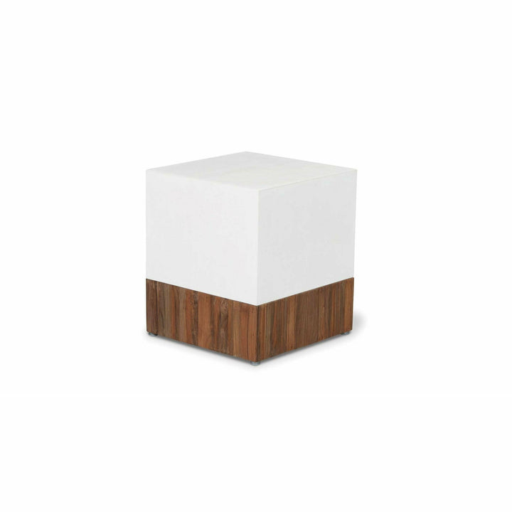 Perpetual Teak Magic Cube Stools Seasonal Living