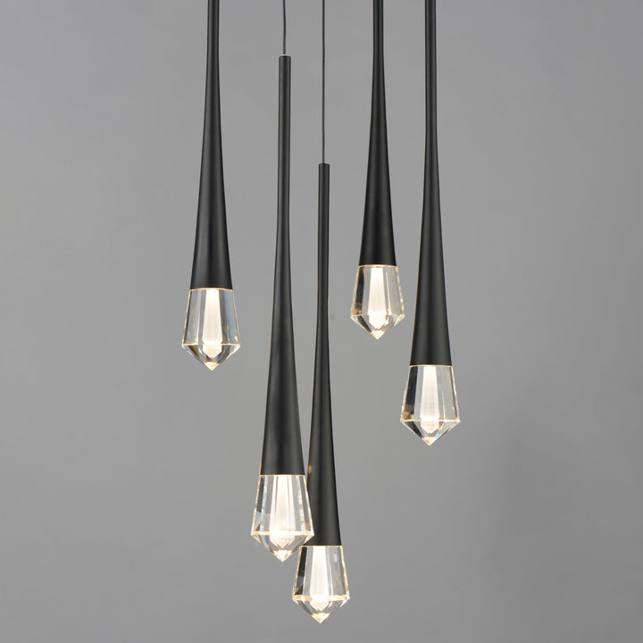 PIERCE 5-LIGHT LED PENDANT Hanging ET2 Lighting