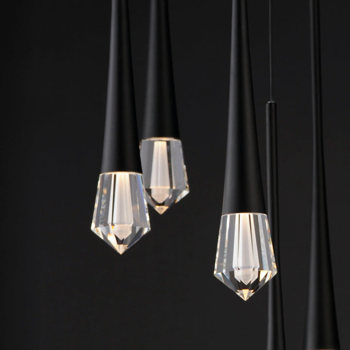 PIERCE 5-LIGHT LED PENDANT Hanging ET2 Lighting