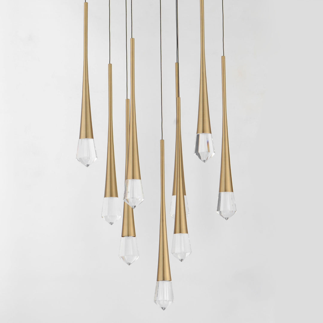 PIERCE 9-LIGHT LED PENDANT Hanging ET2 Lighting