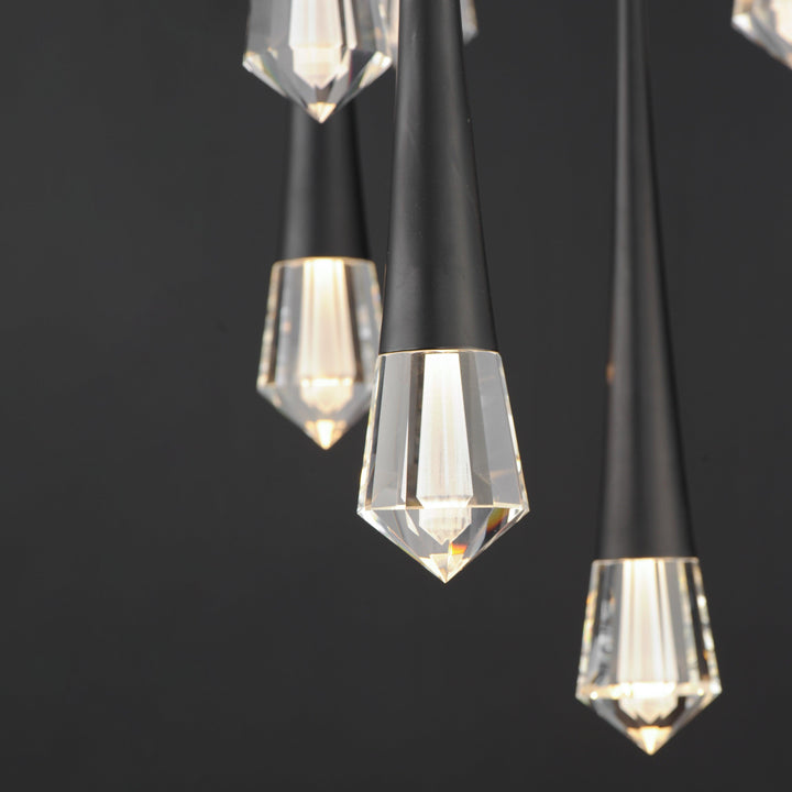 PIERCE 9-LIGHT LED PENDANT Hanging ET2 Lighting