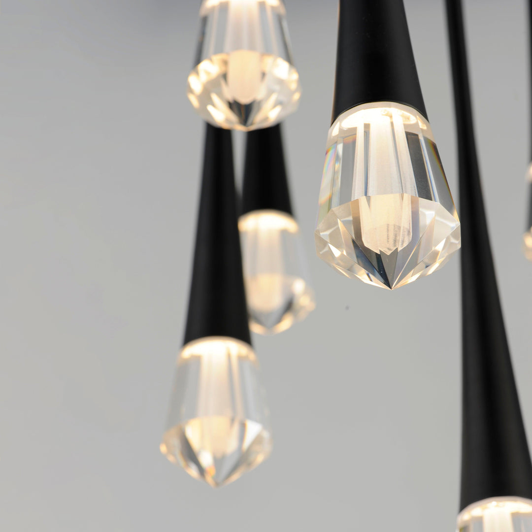 PIERCE 9-LIGHT LED PENDANT Hanging ET2 Lighting