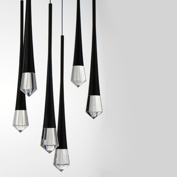 PIERCE 9-LIGHT LED PENDANT Hanging ET2 Lighting