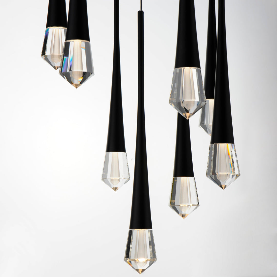 PIERCE 9-LIGHT LED PENDANT Hanging ET2 Lighting