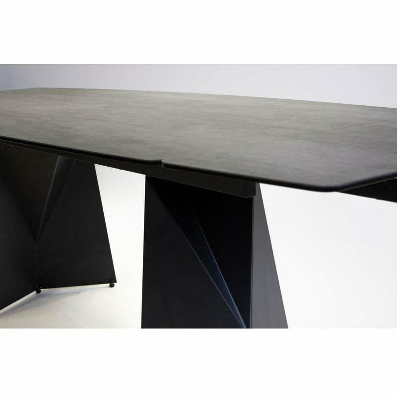 PRISM DINING TABLE INDUSTRIAL GREY Dining Table Mobital