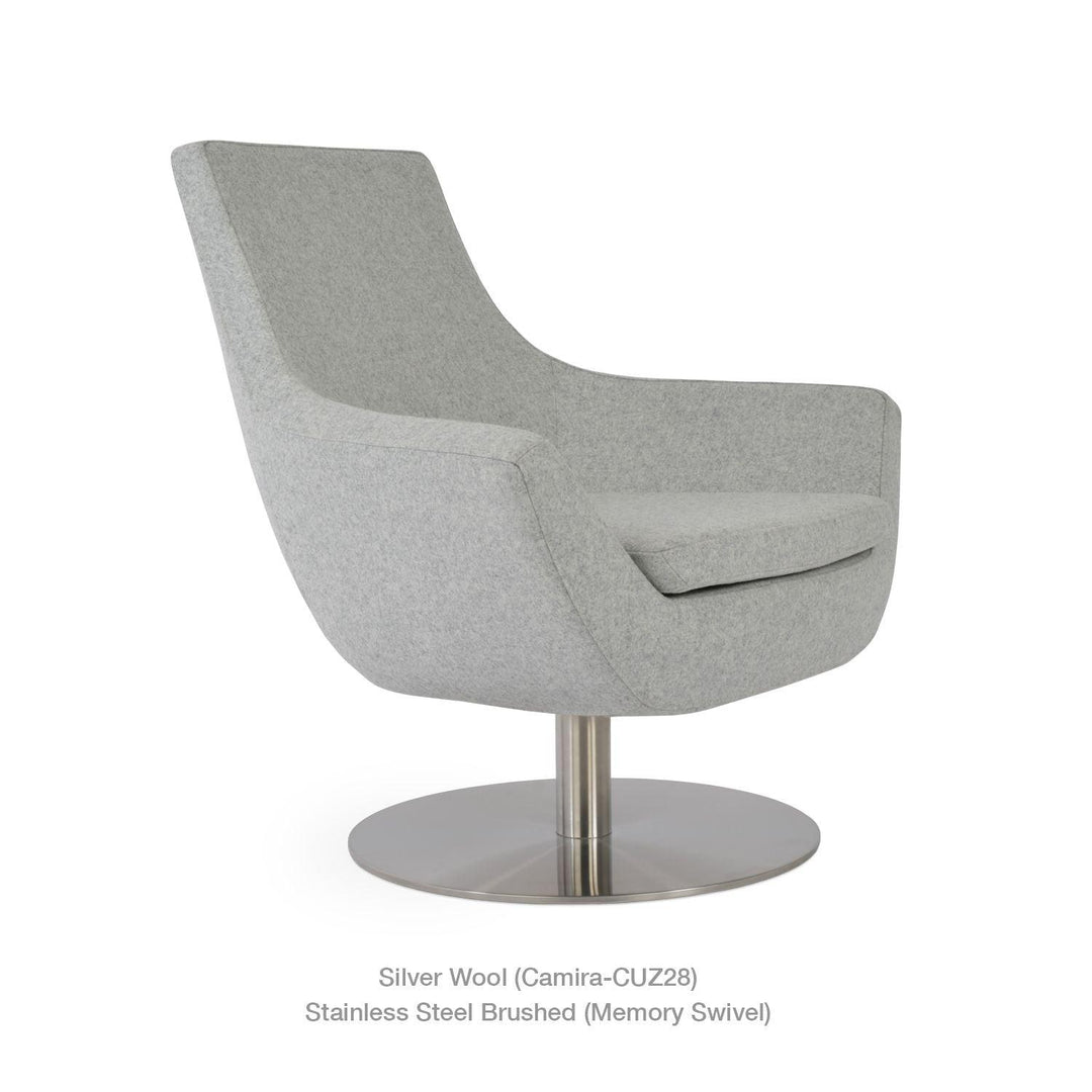 Rebecca Swivel Armchair Lounge Chairs Soho Concept