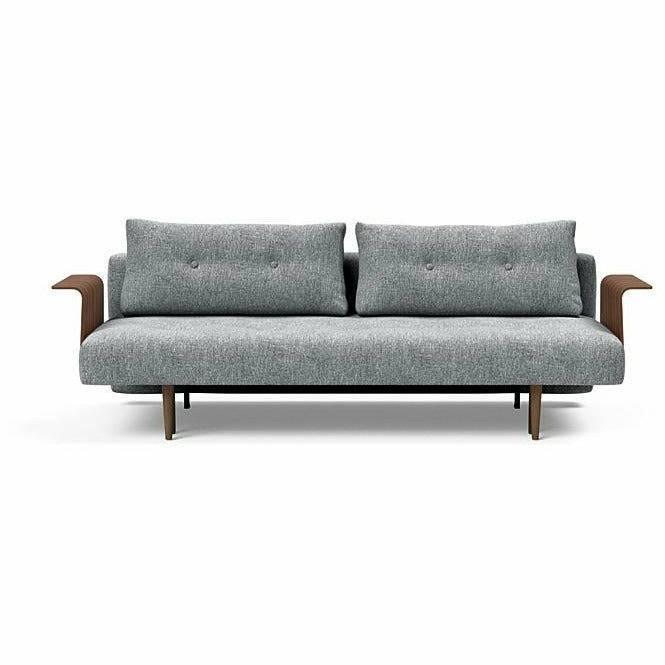 Recast Plus Sofa Bed Dark Styletto With Arms Sleeper Sofas Innovation Living