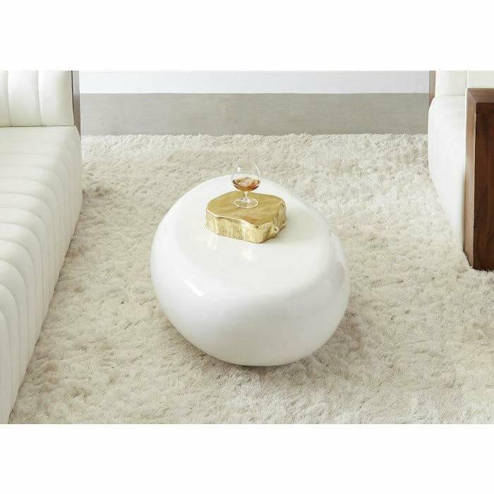 River Stone Coffee Table Gel Coat White Coffee Tables Phillips Collection