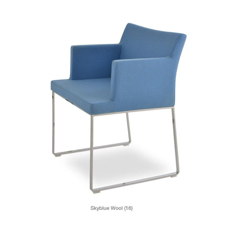 SOHO SLED ARMCHAIR Dining Chairs Soho Concept