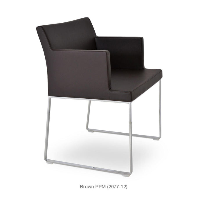 SOHO SLED ARMCHAIR Dining Chairs Soho Concept