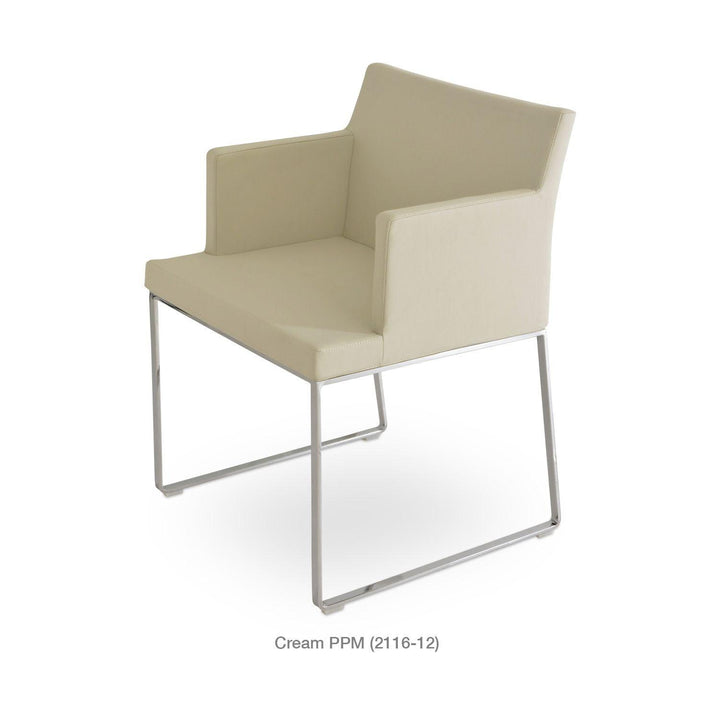 SOHO SLED ARMCHAIR Dining Chairs Soho Concept