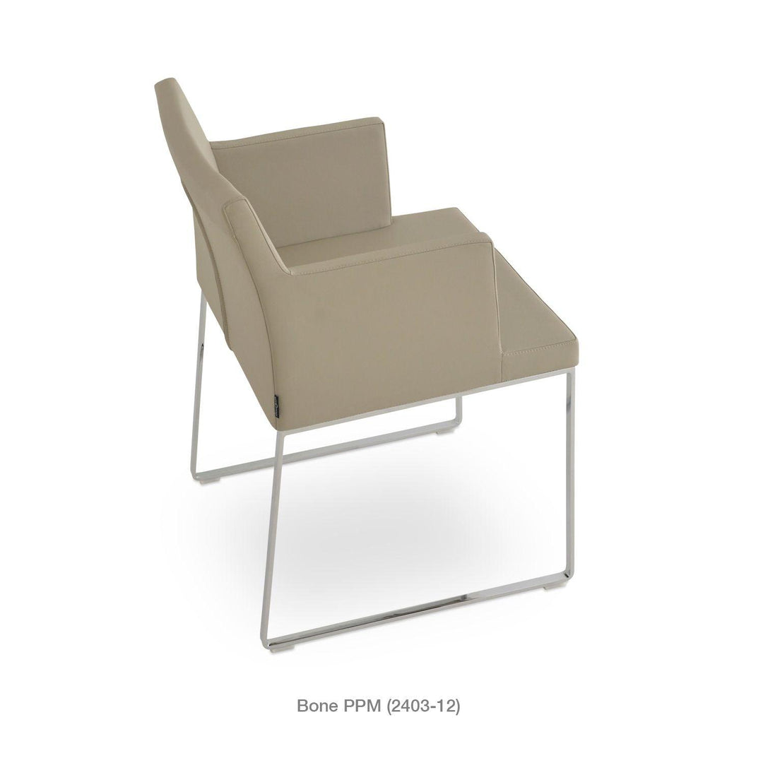 SOHO SLED ARMCHAIR Dining Chairs Soho Concept