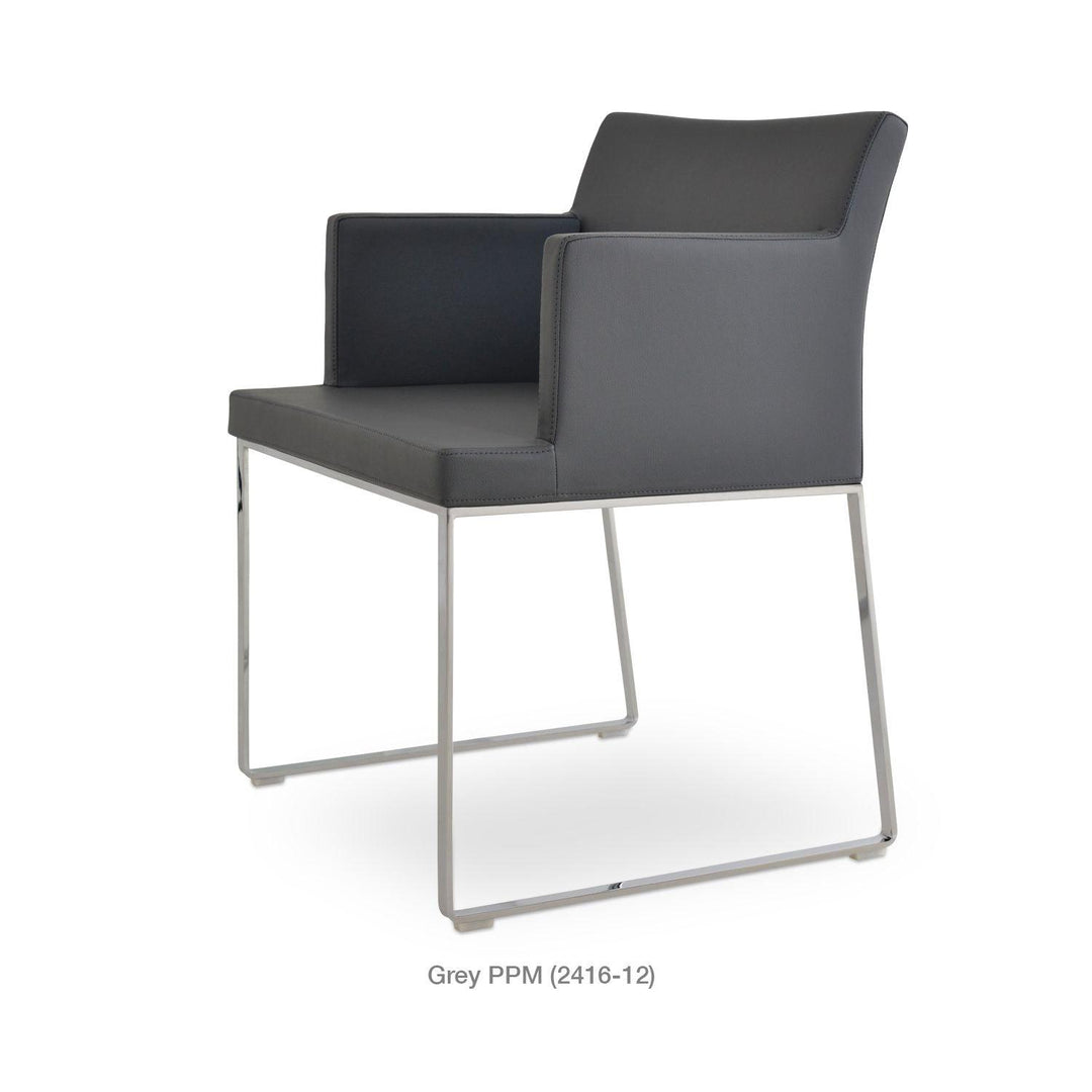 SOHO SLED ARMCHAIR Dining Chairs Soho Concept