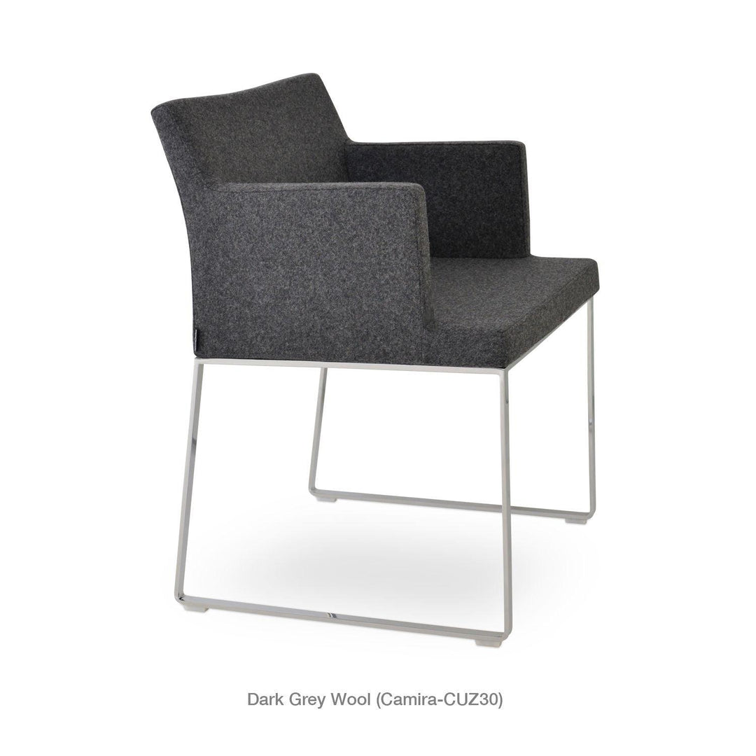 SOHO SLED ARMCHAIR Dining Chairs Soho Concept