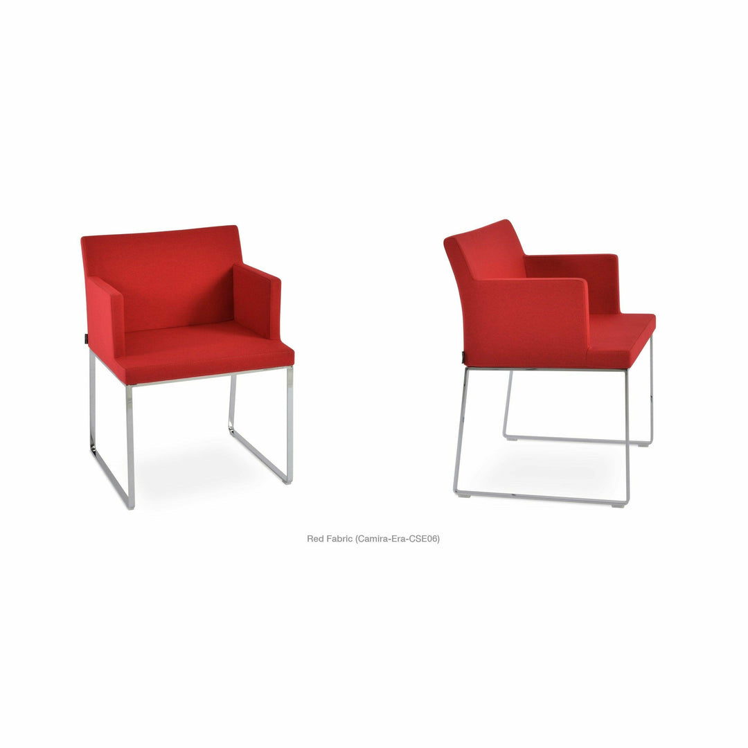 SOHO SLED ARMCHAIR Dining Chairs Soho Concept