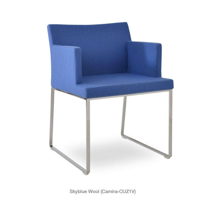 SOHO SLED ARMCHAIR Dining Chairs Soho Concept