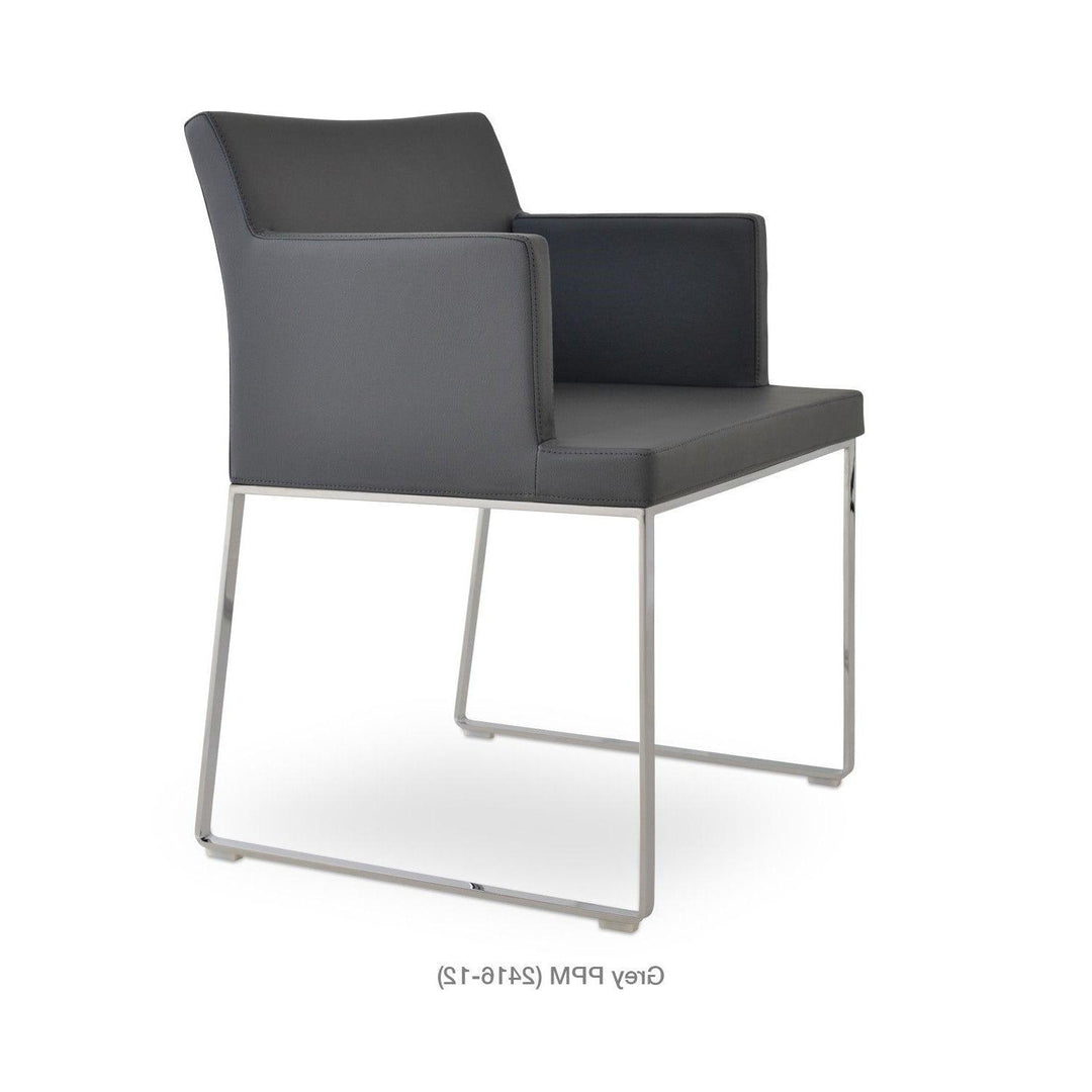 SOHO SLED ARMCHAIR Dining Chairs Soho Concept