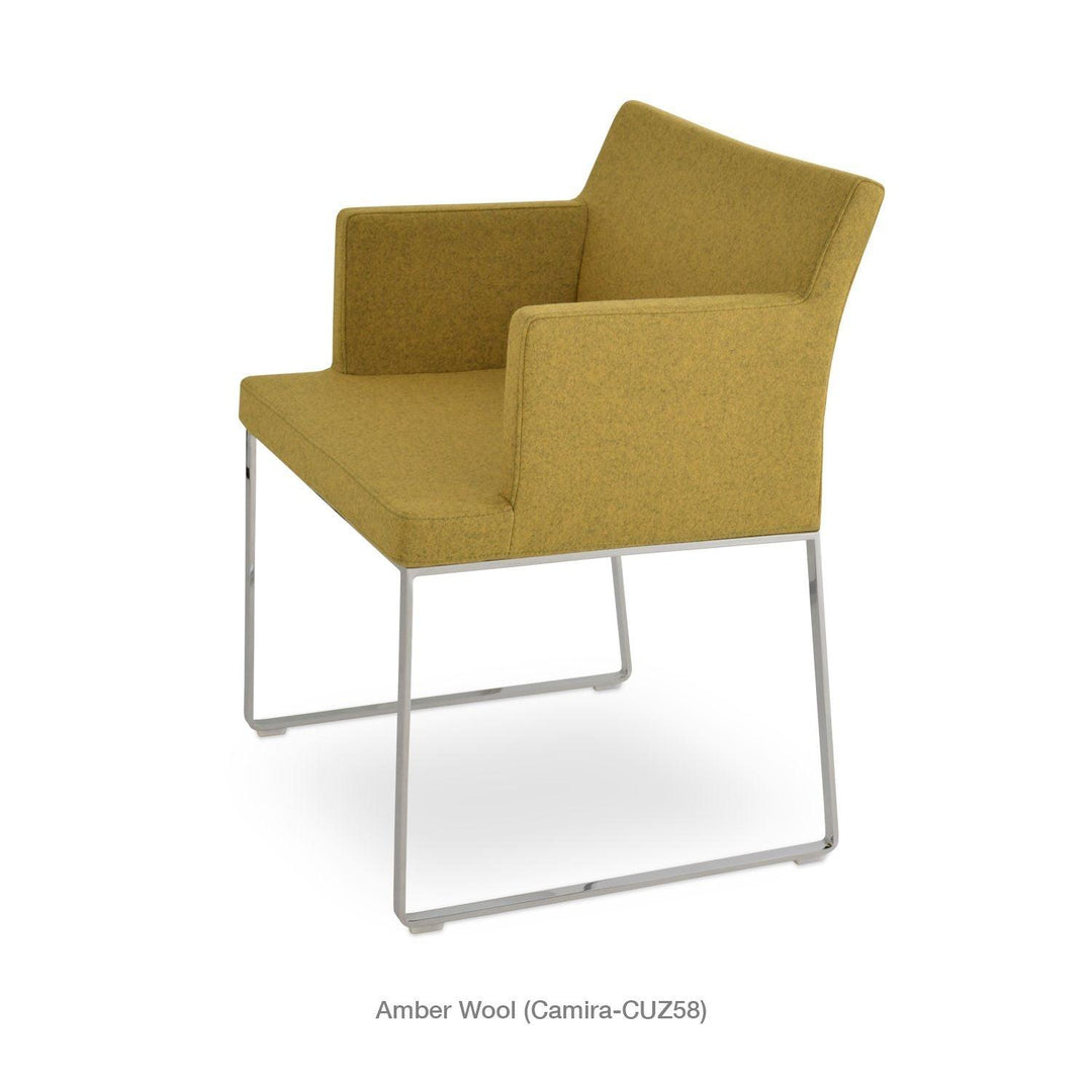 SOHO SLED ARMCHAIR Dining Chairs Soho Concept