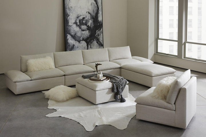 VERSA GRAND SECTIONAL - GREY Sectionals American Leather