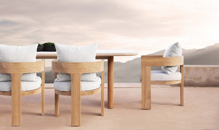 VICTORIA TEAK DINING CHAIR Outdoor Stools Harbour Outdoor