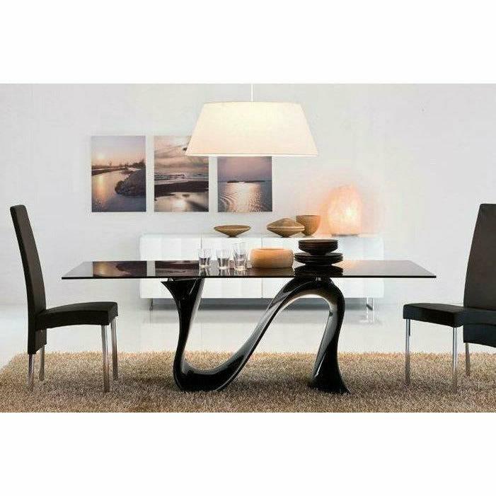 Wave Glass Tables from Tonin Casa Dining Table Tonin Casa